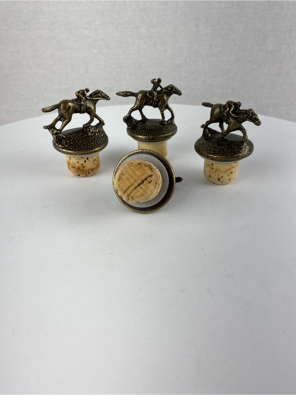 Blanton’s Bronze Horse and Jockey Bottle Stoppers - Set of 4